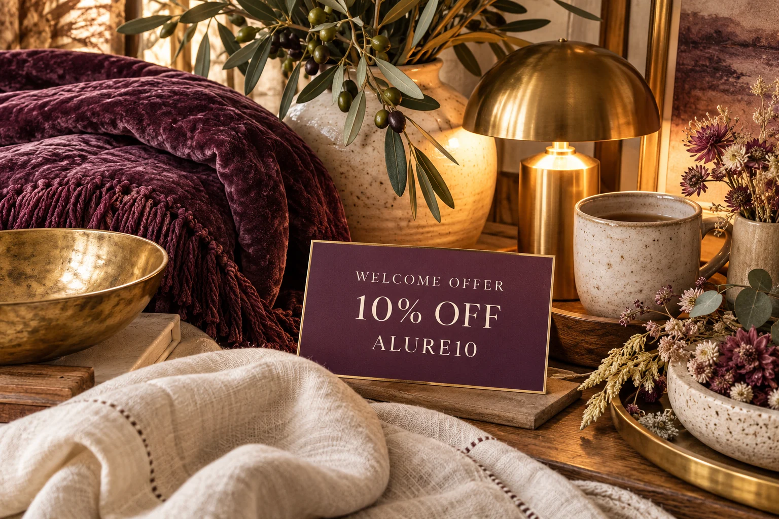 Welkomstaanbieding: 10% korting met code ALURE10