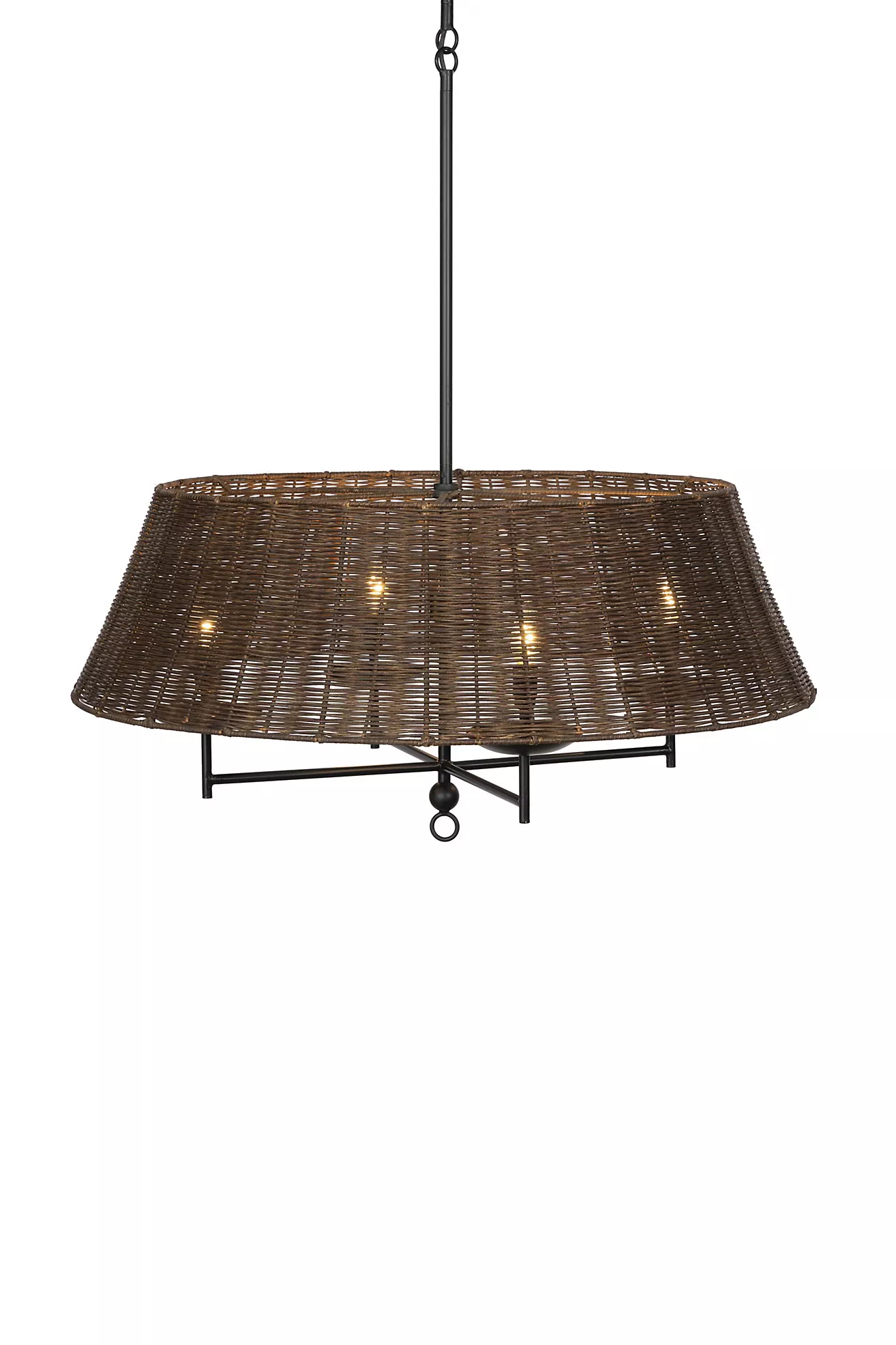 Harwick Rattan Chandelier