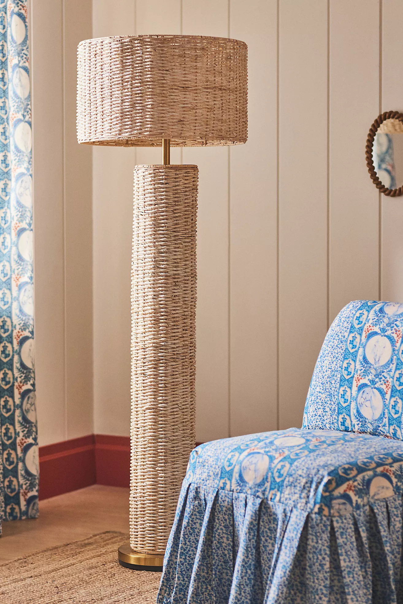 Cirebon Rattan Floor Lamp