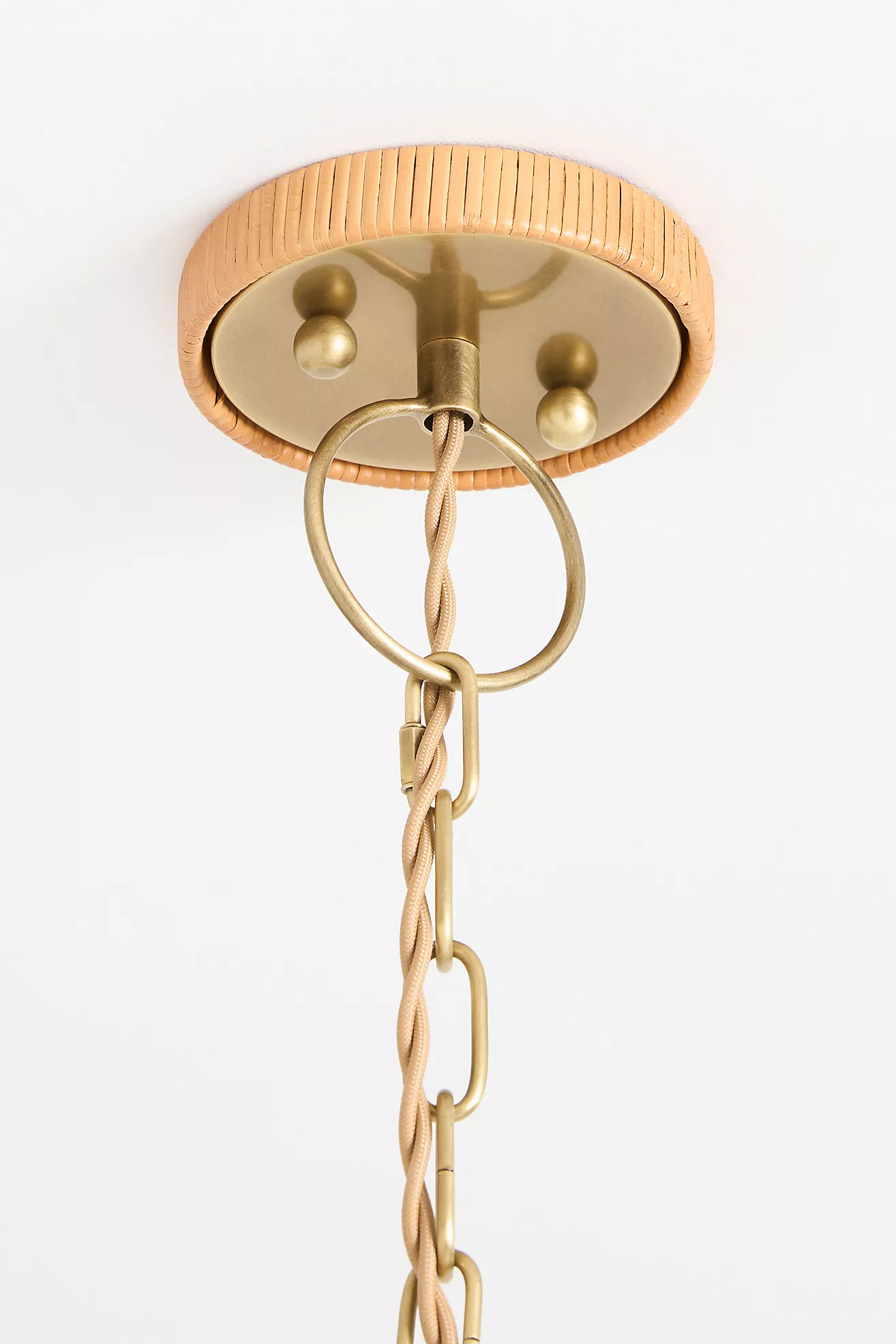 Delphine Rattan Chandelier