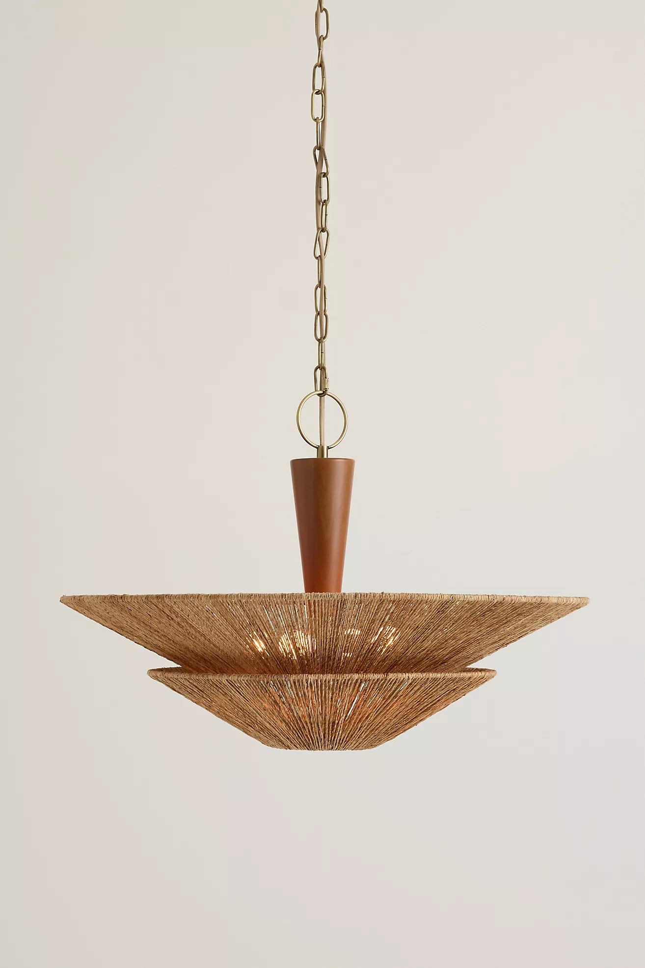 Condesa Woven Jute Pendant Light