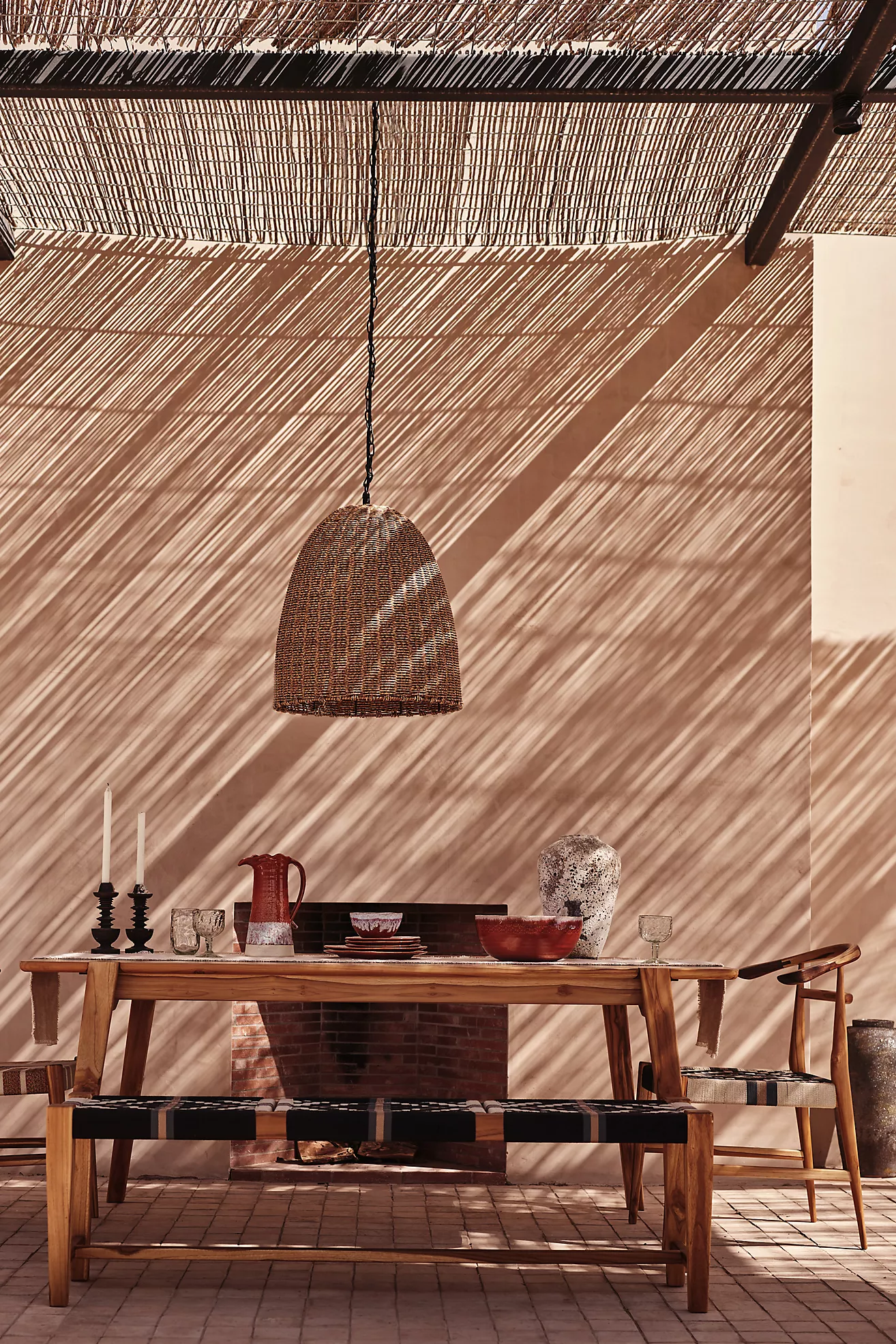 Beehive Indoor/Outdoor Pendant