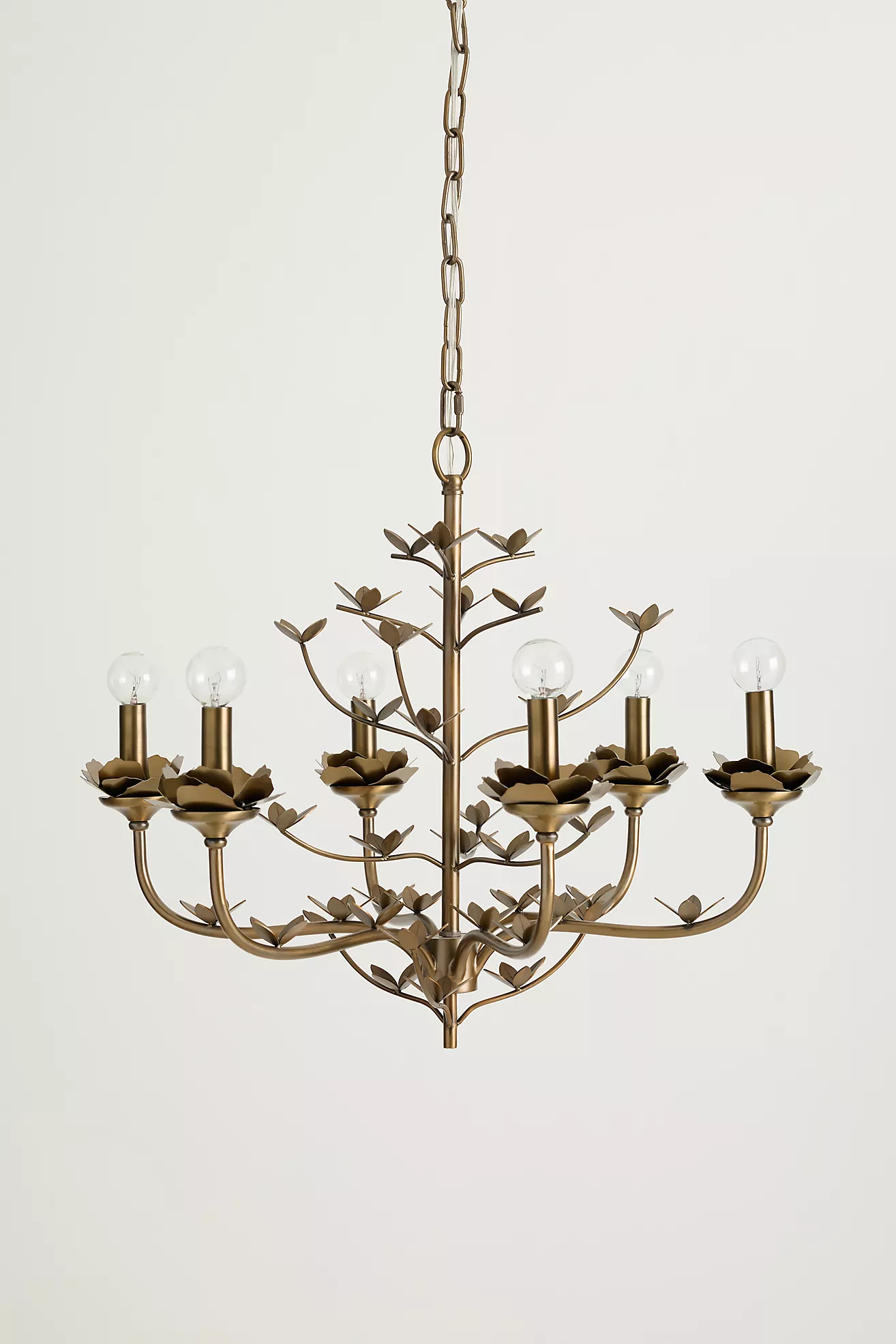 Flowering Metal Floral Chandelier