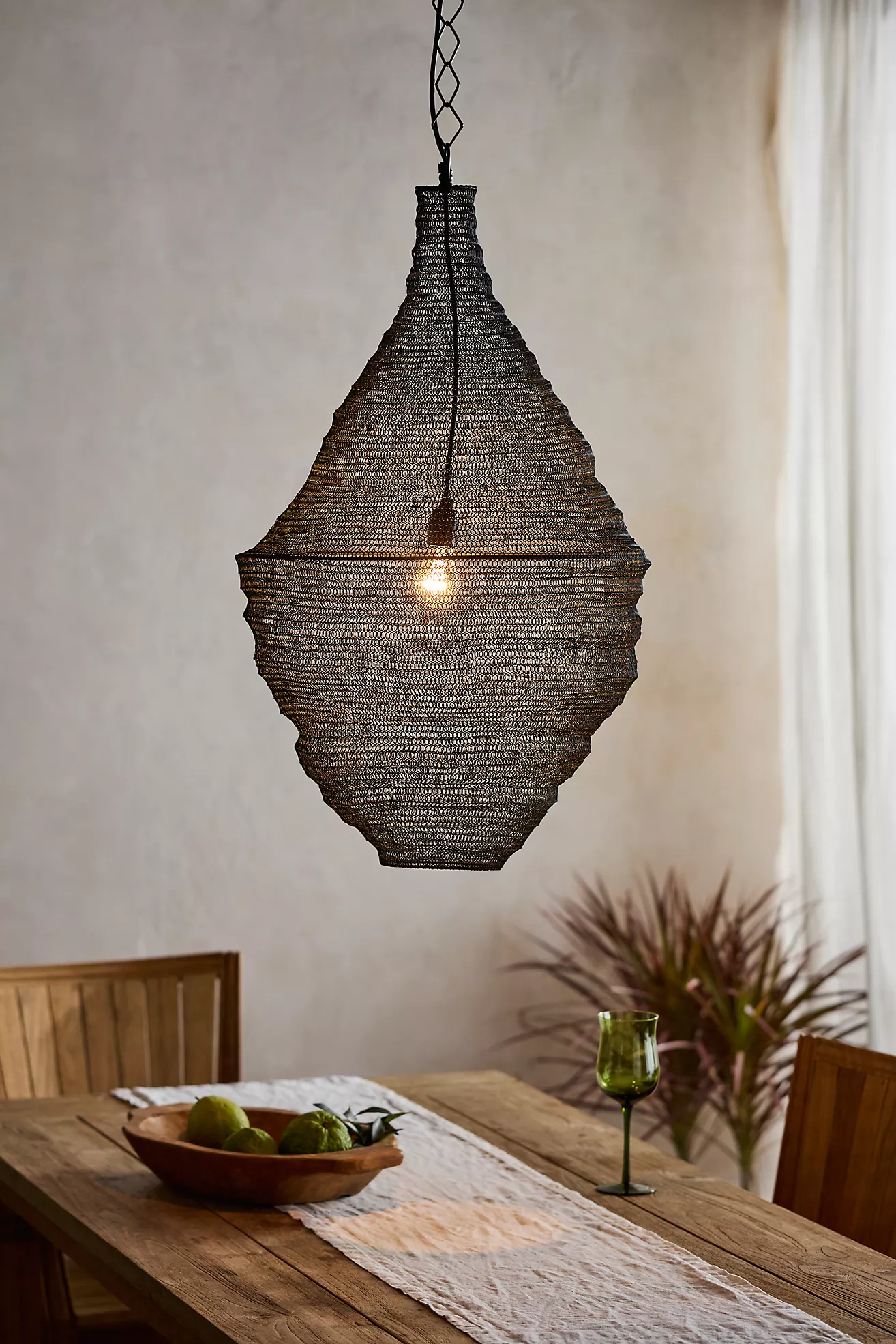 Iron Mesh Chandelier, Hive