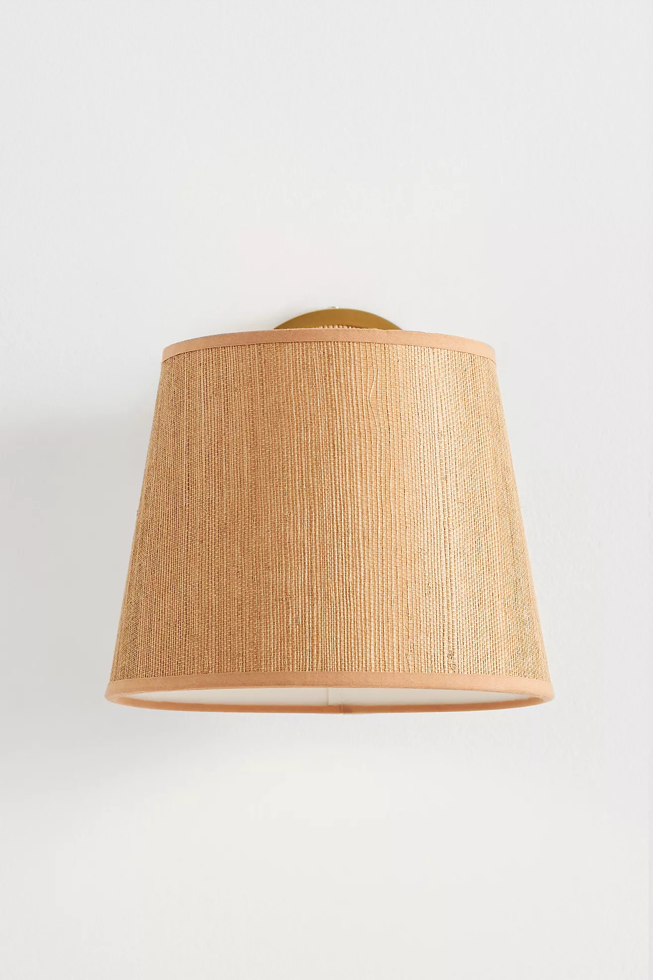 Abeni Woven Grasscloth Wall Sconce