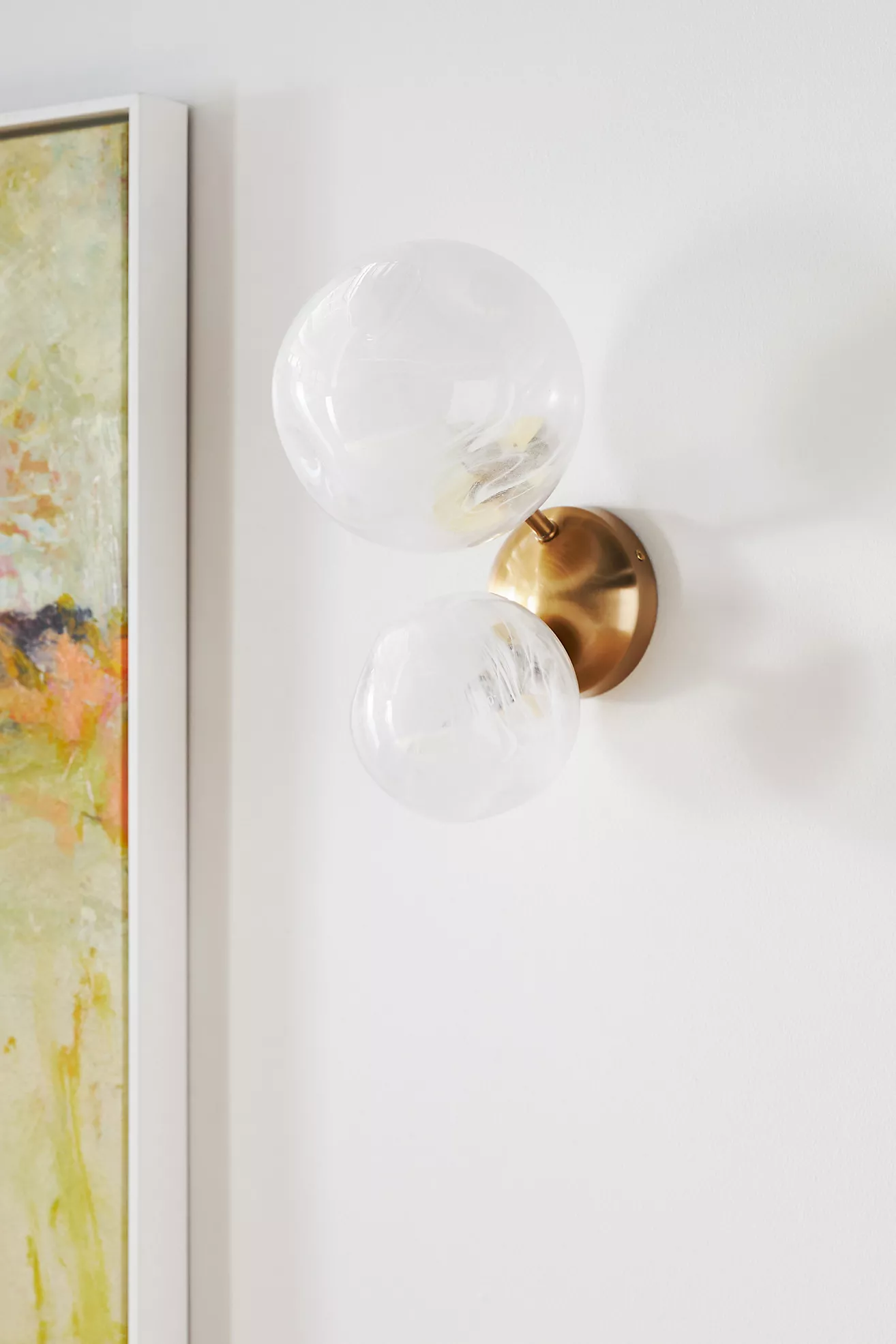 Cloud Organic Glass Sconce Wall Light