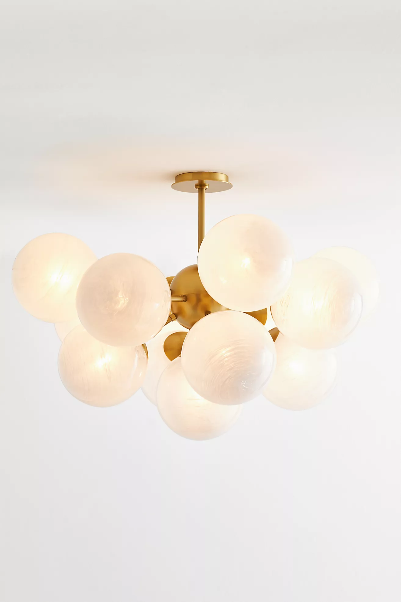 Shine Glass Flush Mount