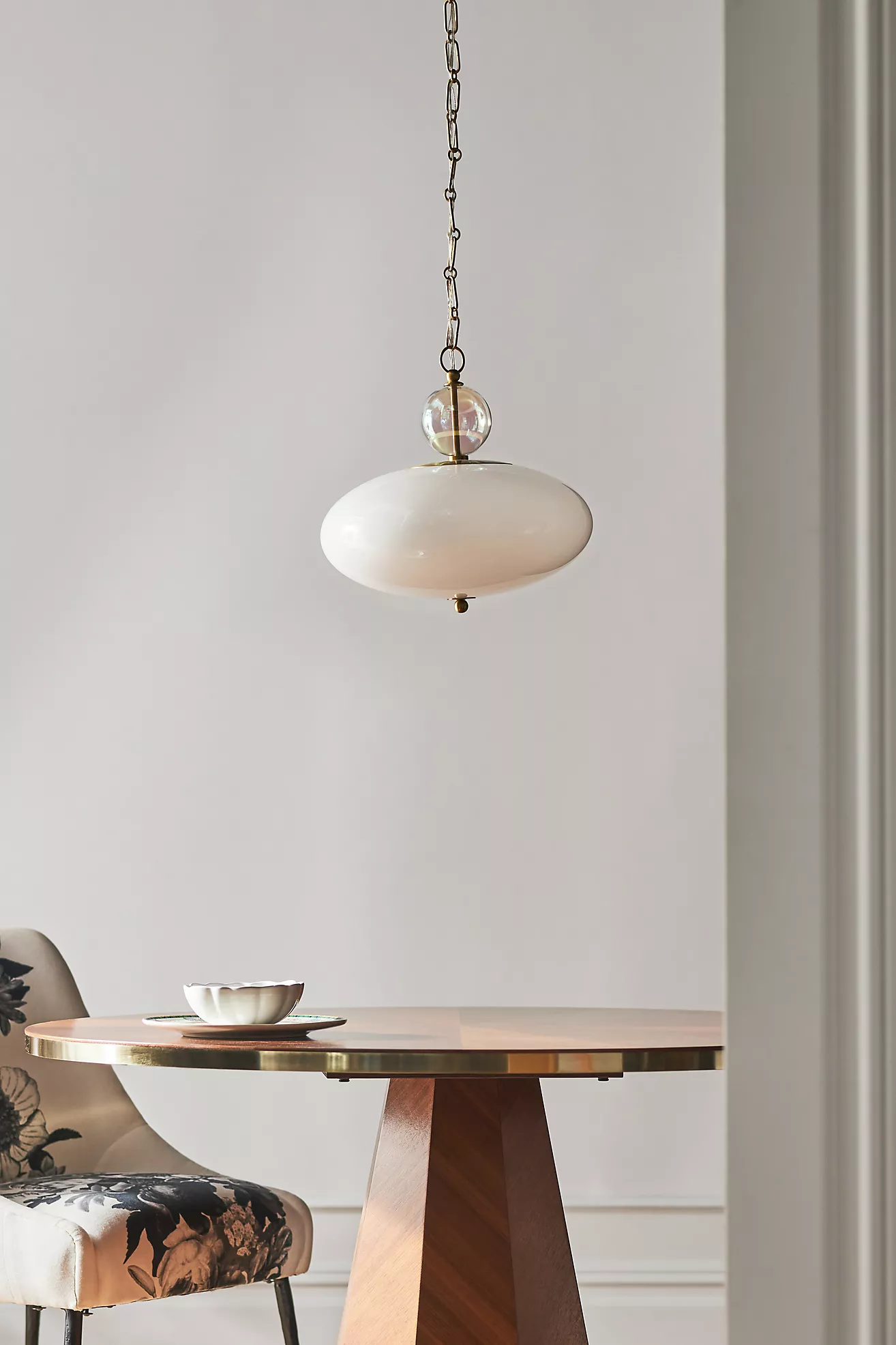 Viviana Oval Glass Pendant
