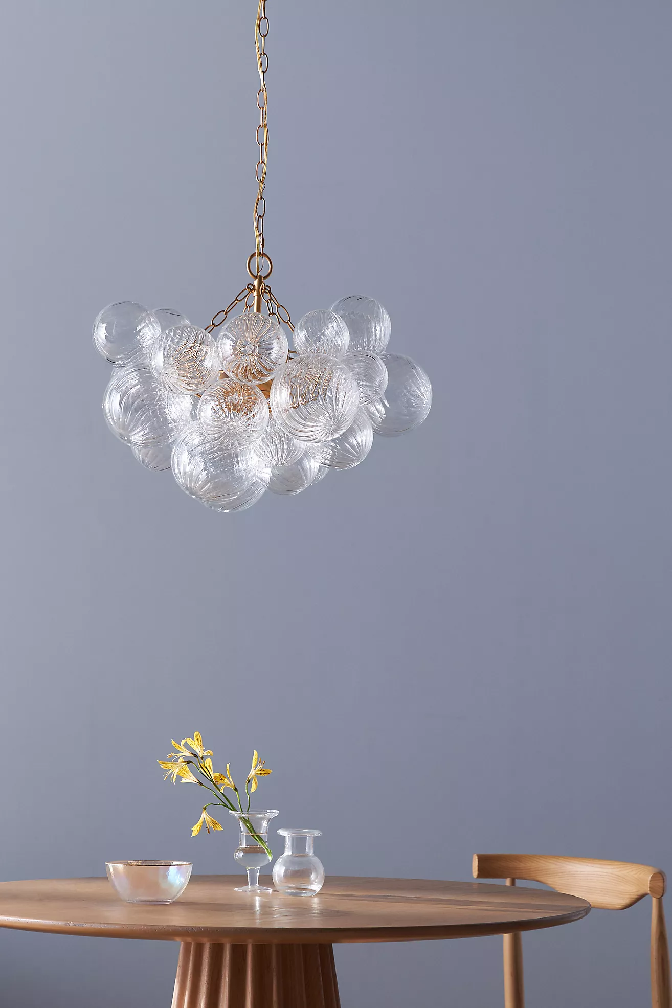 Talia Swirled Glass Chandelier