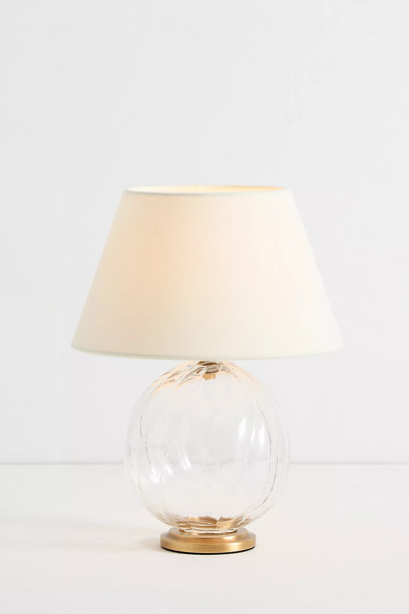 Talia Swirled Glass Cordless Rechargeable Table Lamp