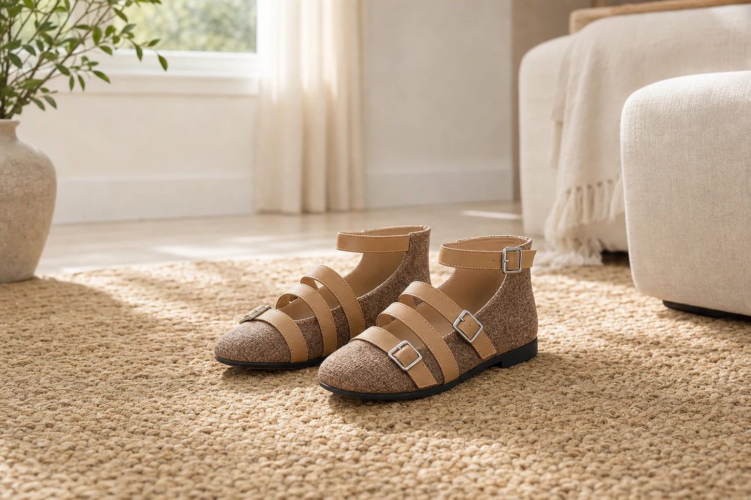 Ballerina's in een product-in-context lifestyle-scène