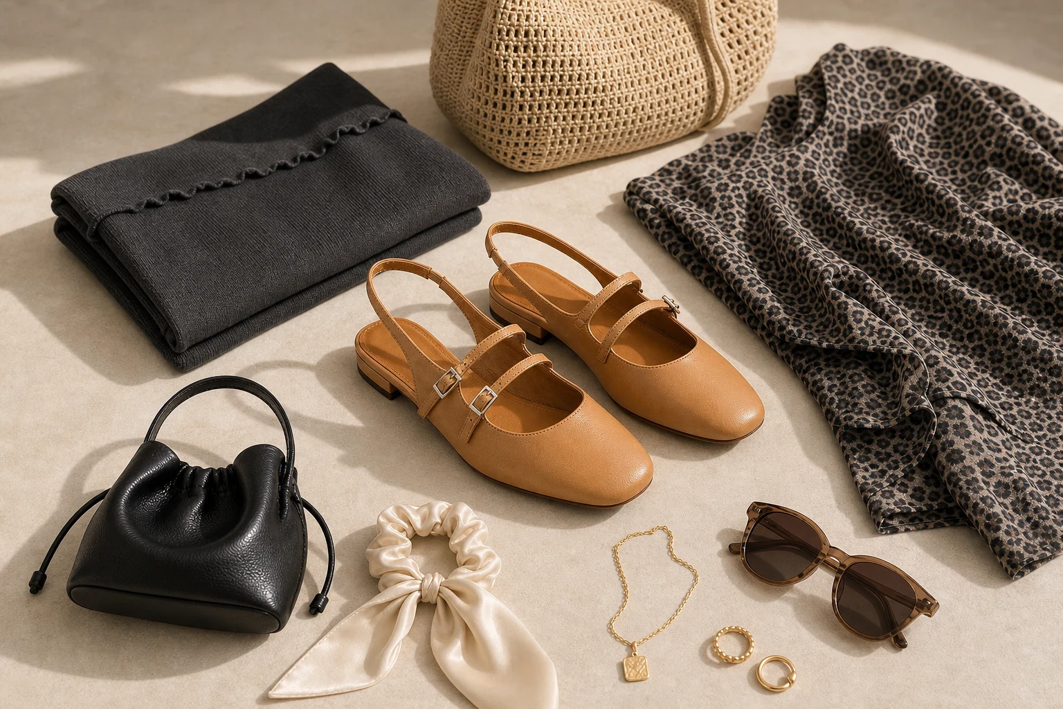 Mary Jane flats in een lifestyle-scene